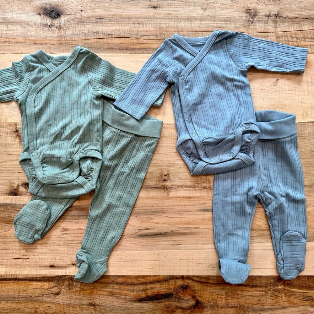 NEW H&M Baby 4 Piece Set - Green and Blue